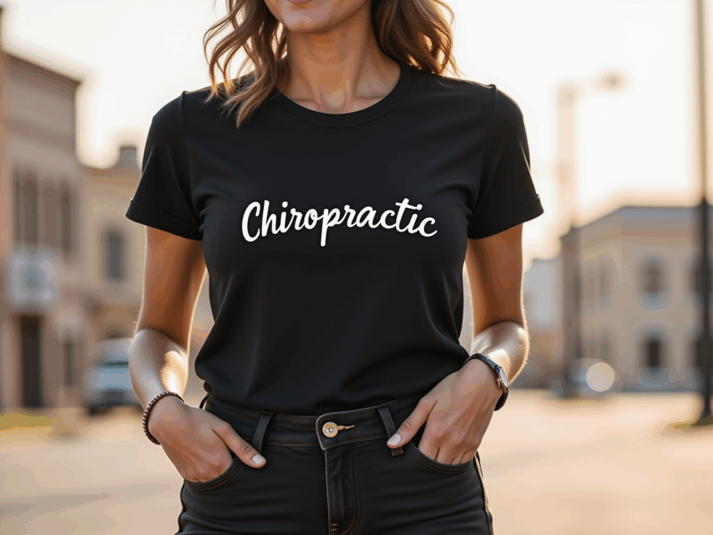 Chiropractic T-shirt Black